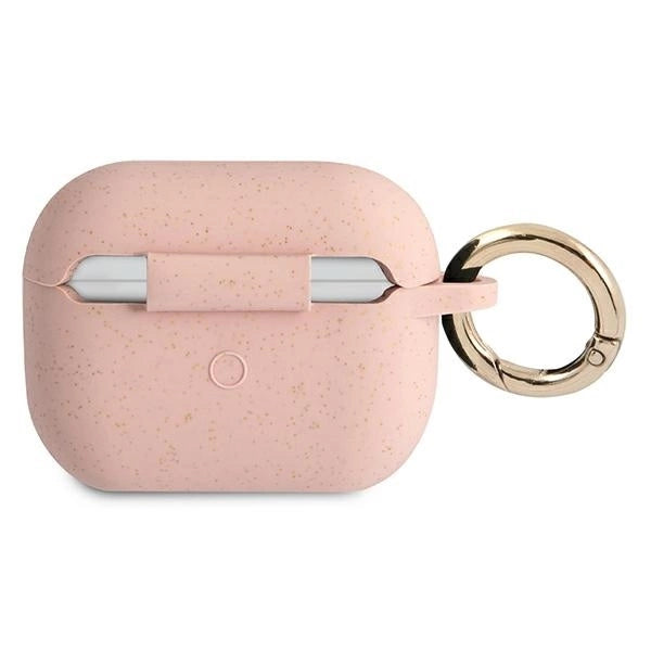 Guess GUAPSGGEP AirPods Pro cover pink/pink Silicone Glitter_1