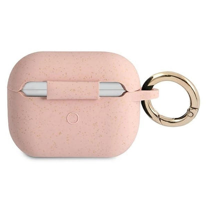 Guess GUAPSGGEP AirPods Pro cover pink/pink Silicone Glitter_1