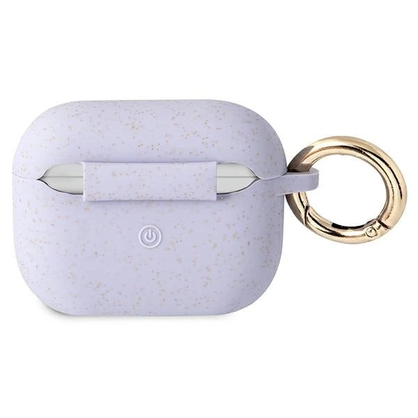 Guess GUAPSGGEU AirPods Pro cover purple/purple Silicone Glitter_1