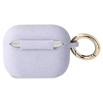 Guess GUAPSGGEU AirPods Pro cover purple/purple Silicone Glitter_1