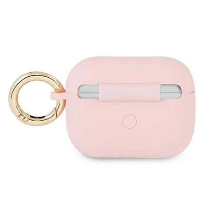 Guess GUAPSSSI AirPods Pro cover pink/pink Silicone Vintage Script_1