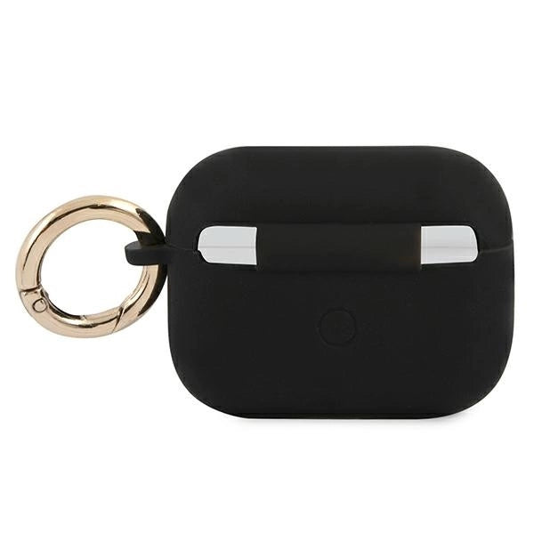 Guess GUAPSSSK AirPods Pro cover black/black Silicone Vintage Script_1