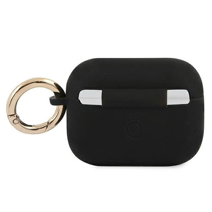 Guess GUAPSSSK AirPods Pro cover black/black Silicone Vintage Script_1