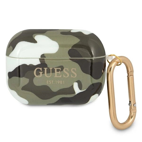 Guess GUAPUCAMA AirPods Pro cover green/khaki Camo Collection_0