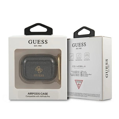 Guess GUAPUCG4GK AirPods Pro cover black/black Glitter Collection_2