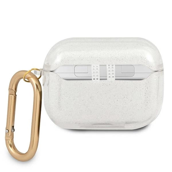 Guess GUAPUCG4GT AirPods Pro cover Transparent Glitter Collection_1