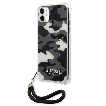 Guess GUHCN61KSARBK iPhone 11 6.1" / Xr black/black hardcase Camo Collection_1