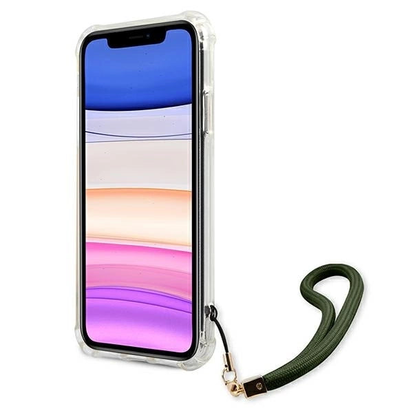 Guess GUHCN61KSARKA iPhone 11 6.1" / Xr green/khaki hardcase Camo Collection_4