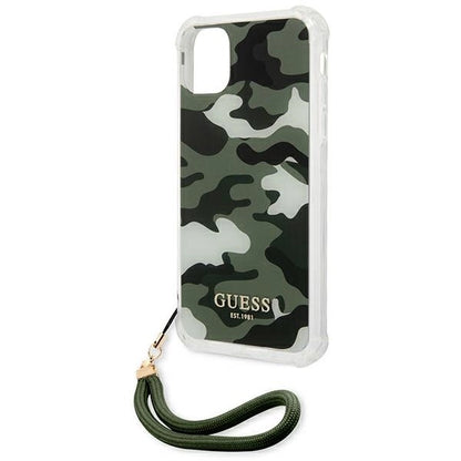 Guess GUHCN61KSARKA iPhone 11 6.1" / Xr green/khaki hardcase Camo Collection_5