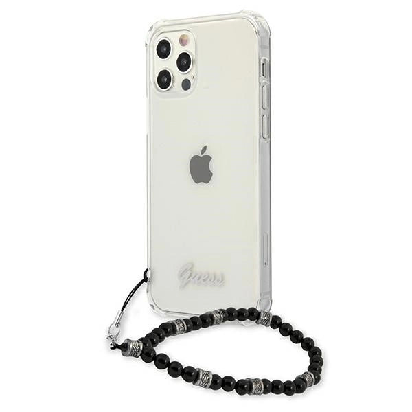 Guess GUHCP12LKPSBK iPhone 12 Pro Max 6.7" Transparent hardcase Black Pearl_1