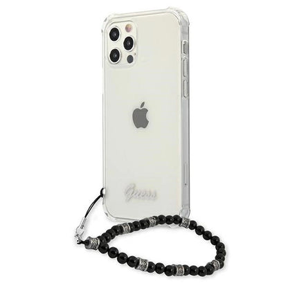 Guess GUHCP12LKPSBK iPhone 12 Pro Max 6.7" Transparent hardcase Black Pearl_1
