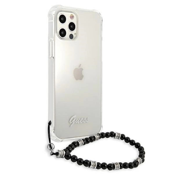 Guess GUHCP12LKPSBK iPhone 12 Pro Max 6.7" Transparent hardcase Black Pearl_3