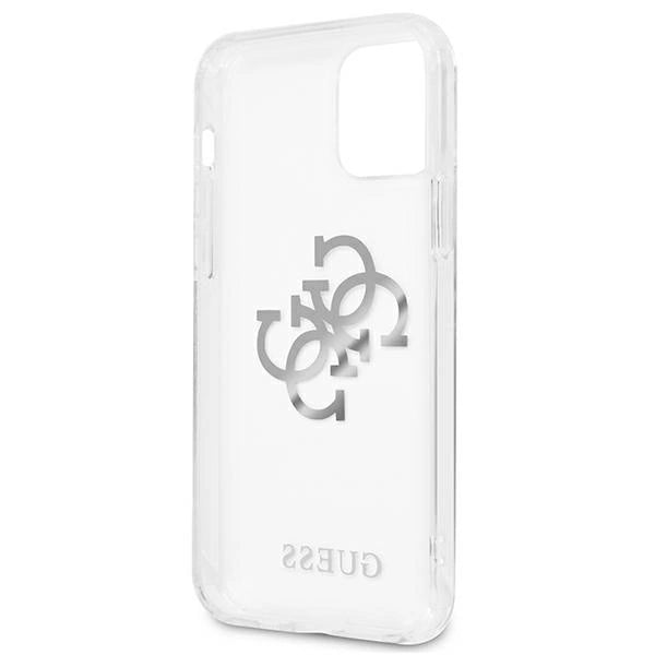 Guess GUHCP12LKS4GSI iPhone 12 Pro Max 6.7&quot; Transparent hardcase 4G Silver Charms Collection_6