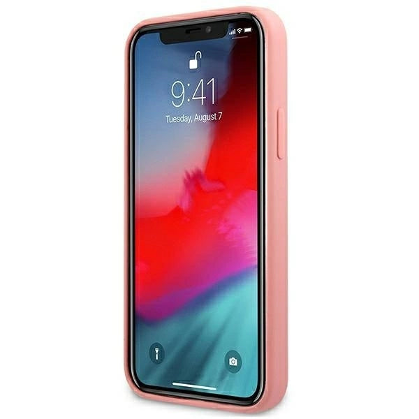 Guess GUHCP12LLSPEWPI iPhone 12 Pro Max 6.7" pink/pink hard case Peony Collection_4