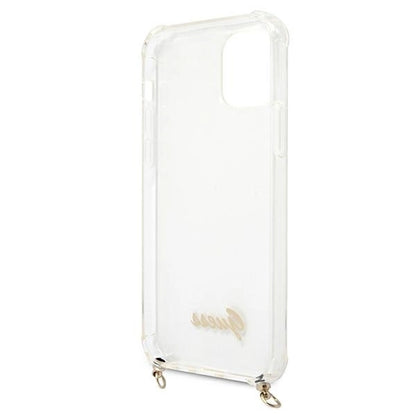 Guess GUHCP12MKC4GSGO iPhone 12/12 Pro 6.1" Transparent hard case 4G Gold Chain_6