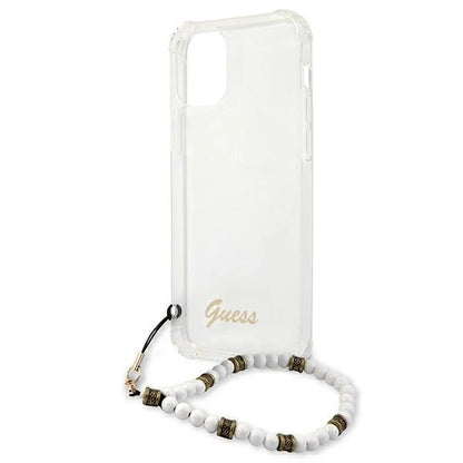 Guess GUHCP12MKPSWH iPhone 12/12 Pro 6.1&quot; Transparent Hardcase White Pearl_5