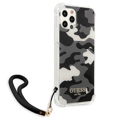 Guess GUHCP12MKSARBK iPhone 12/12 Pro 6.1" black/black hardcase Camo Collection_3