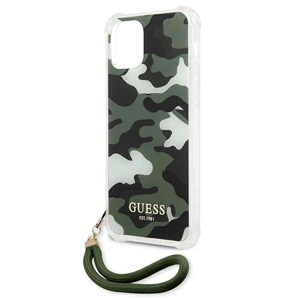 Guess GUHCP12MKSARKA iPhone 12/12 Pro 6.1" green/khaki hardcase Camo Collection_5