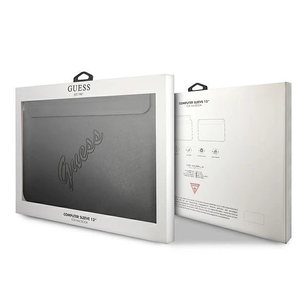 Guess Saffiano Script cover for a 13" laptop - black_4