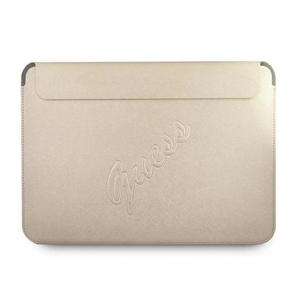 Guess Saffiano Script case for a 13" laptop - gold_0
