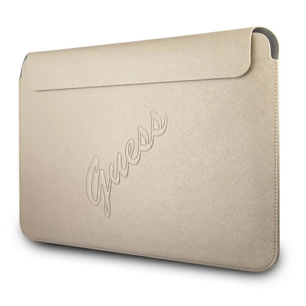 Guess Saffiano Script case for a 13" laptop - gold_1