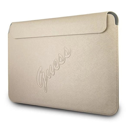 Guess Saffiano Script case for a 13" laptop - gold_1
