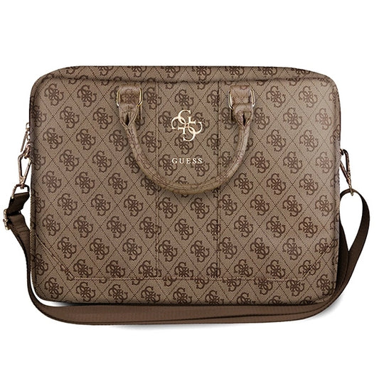 Guess 4G Big Logo bag for a 16'' laptop - brown_0
