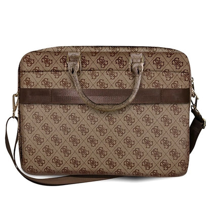 Guess 4G Big Logo bag for a 16'' laptop - brown_1