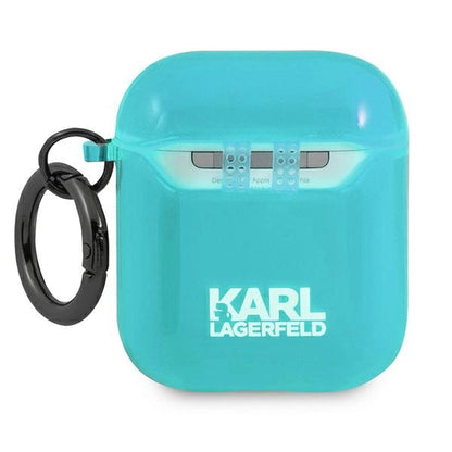 Karl Lagerfeld Choupette Case for AirPods 1/2 - Blue_1