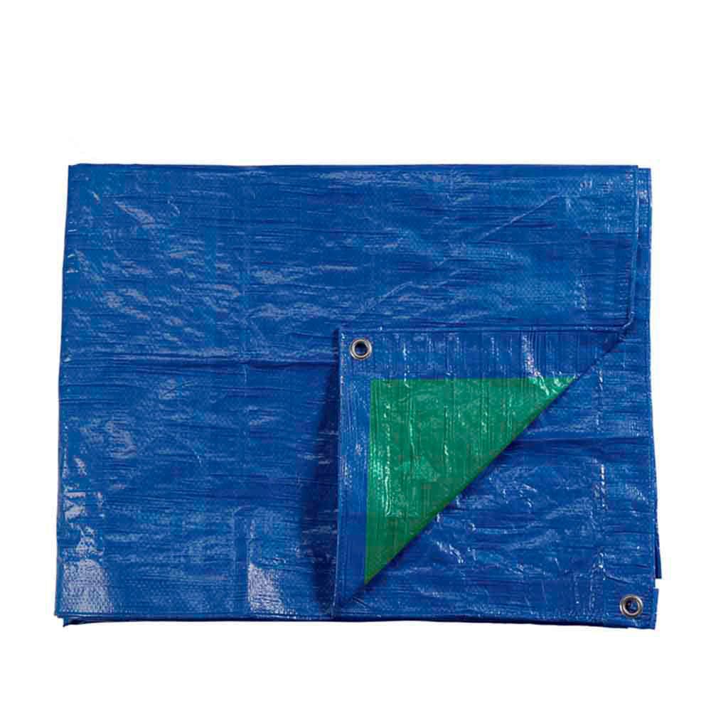 Toldo 4x5m de dupla cara. cor azul/verde. densidade 90g/mÂ²_0
