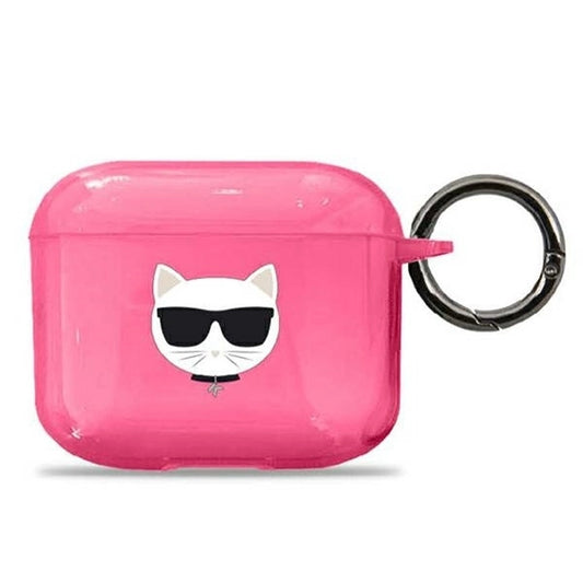 Karl Lagerfeld KLA3UCHFP AirPods 3 cover różowy/pink Choupette_0