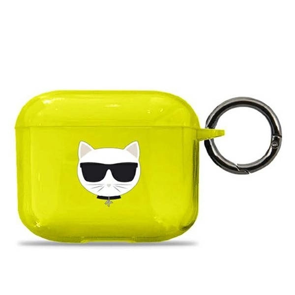 Karl Lagerfeld KLA3UCHFY AirPods 3 cover żółty/yellow Choupette_0
