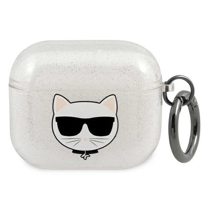 Karl Lagerfeld KLA3UCHGS AirPods 3 cover srebrny/silver Glitter Choupette_0