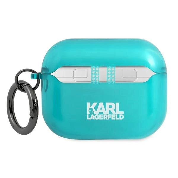 Karl Lagerfeld KLAPUCHFL AirPods Pro cover niebieski/blue Choupette_1