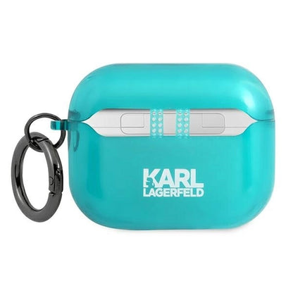Karl Lagerfeld KLAPUCHFL AirPods Pro cover niebieski/blue Choupette_1