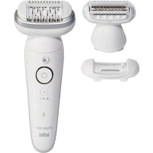 Depiladora de Arranque Braun Silk Epil S9 SES9-041 Essential Multizonas Prateado_0