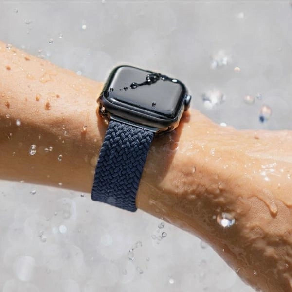 Uniq Aspen Braided Strap for Apple Watch 1/2/3/4/5/6/7/8/SE/SE2 40/38/41mm - Gray_7