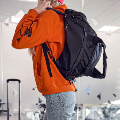 Wozinsky Travel Sports Bag Backpack Hand Luggage Bag 40x20x25 cm for Airplane Black (WSB-B01)_15