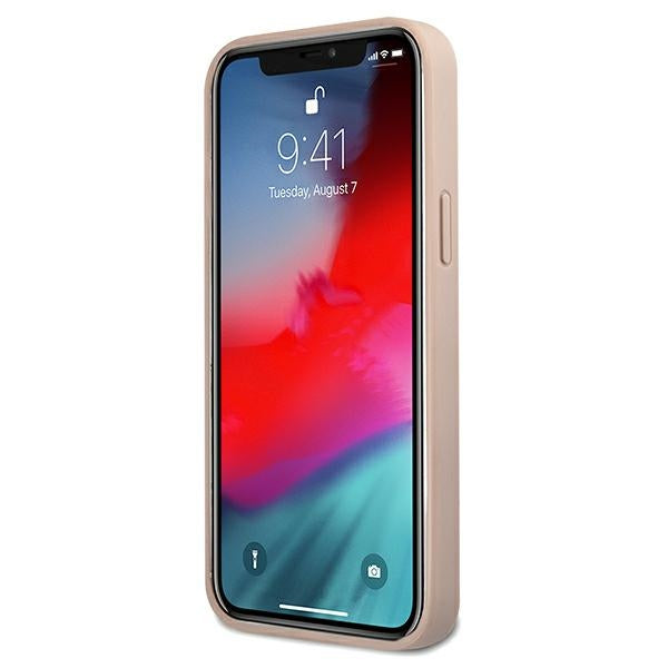 Guess GUHCP12L4GMGPI iPhone 12 Pro Max 6,7" różowy/pink hardcase 4G Big Metal Logo_4