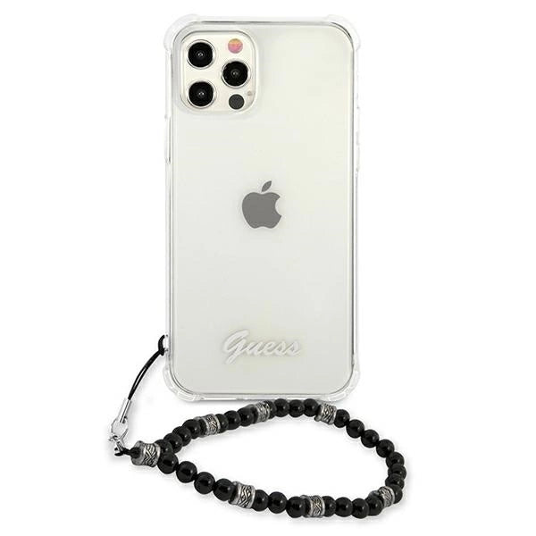 Guess GUHCP12MKPSBK iPhone 12/12 Pro 6.1" Transparent hardcase Black Pearl_2