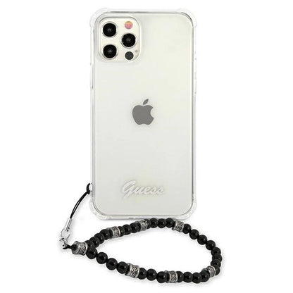 Guess GUHCP12MKPSBK iPhone 12/12 Pro 6.1" Transparent hardcase Black Pearl_2