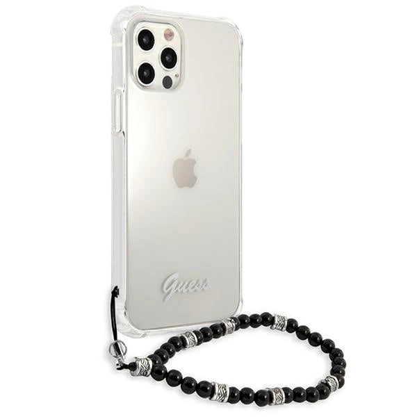 Guess GUHCP12MKPSBK iPhone 12/12 Pro 6.1" Transparent hardcase Black Pearl_3