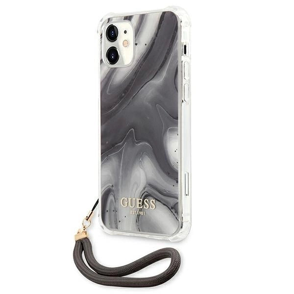 Guess GUHCP12SKSMAGR iPhone 12 mini 5.4" grey/grey hardcase Marble Collection_1