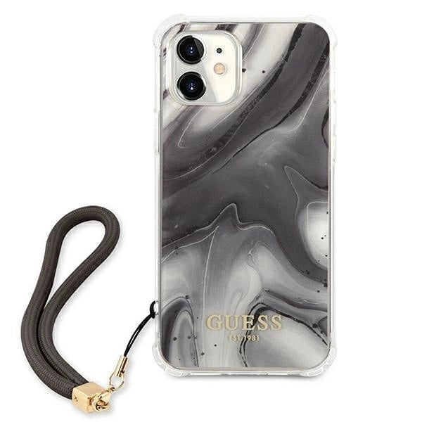 Guess GUHCP12SKSMAGR iPhone 12 mini 5.4" grey/grey hardcase Marble Collection_2