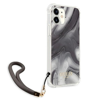 Guess GUHCP12SKSMAGR iPhone 12 mini 5.4" grey/grey hardcase Marble Collection_3
