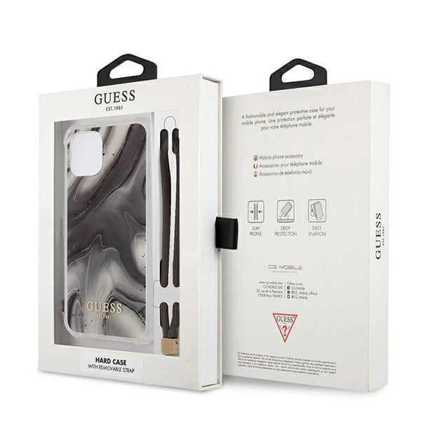Guess GUHCP12SKSMAGR iPhone 12 mini 5.4" grey/grey hardcase Marble Collection_7