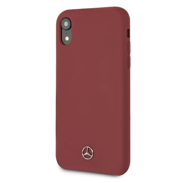 Mercedes MEHCI61SILRE iPhone Xr czerwony/red hardcase Silicone Line_1