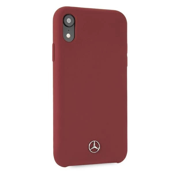 Mercedes MEHCI61SILRE iPhone Xr czerwony/red hardcase Silicone Line_4