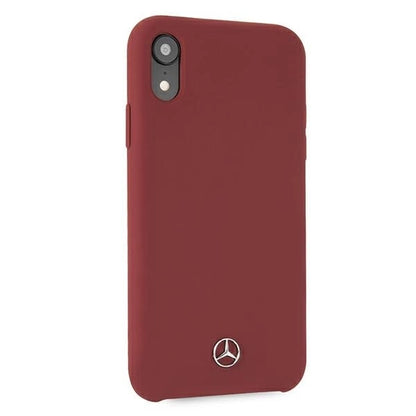 Mercedes MEHCI61SILRE iPhone Xr czerwony/red hardcase Silicone Line_4