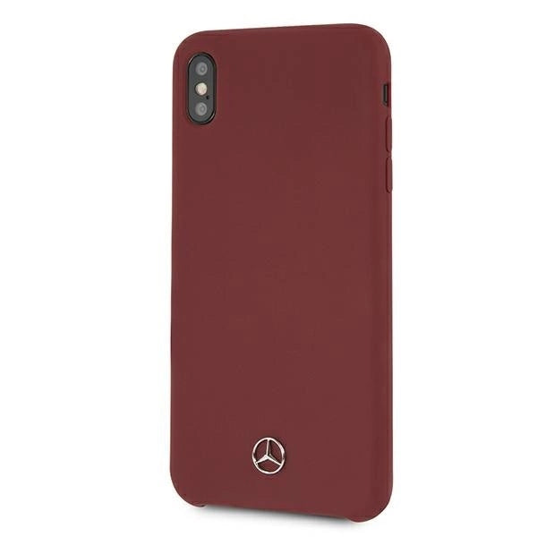 Mercedes MEHCI65SILRE iPhone Xs Max czerwony/red hardcase Silicone Line_1
